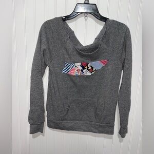 Eliza Dean Hoodie with Patchwork Design| Size Small